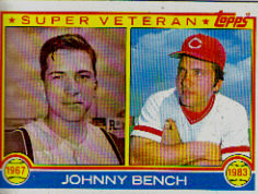 1983 Topps      061      Johnny Bench SV